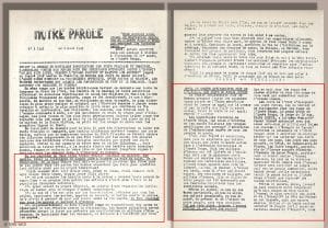 2 - Accélération de la déportation. Armée nazie en déroute 11 s10.pa2 .010 notre parole 8mars 1943 p.1 2 mg MRJ MOI