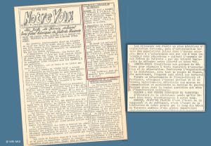 3 - Un soulèvement à valeur d’exemple 12 s10.pa3 .012 notre voix 1juin43 p1.p2 mg MRJ MOI
