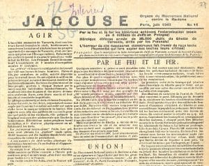 3 - Un soulèvement à valeur d’exemple 14 s10.pa3 .013 j accuse juin1943 MRJ MOI