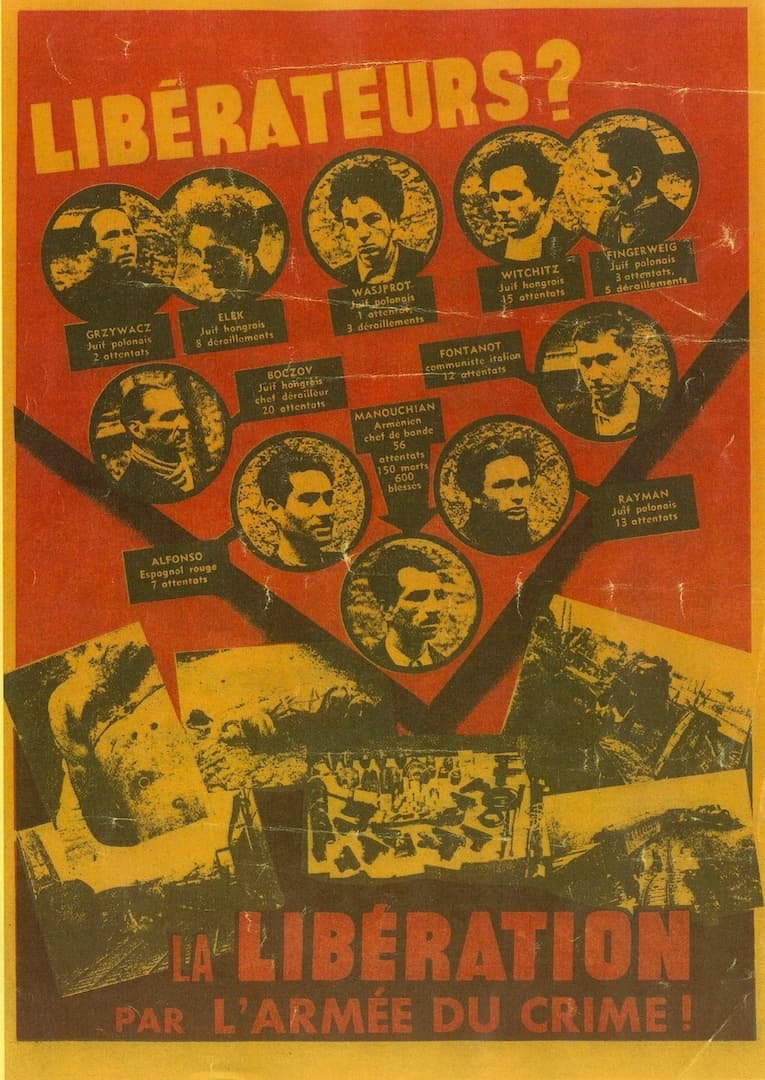 2 - Démantèlement de la section juive de la M.O.I. 55 s12.pa2 .015 affiche rouge1 MRJ MOI