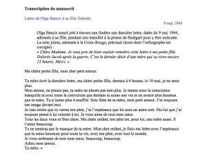 2 - Démantèlement de la section juive de la M.O.I. 29 s12.pa2 .018 lettre olga bancic MRJ MOI