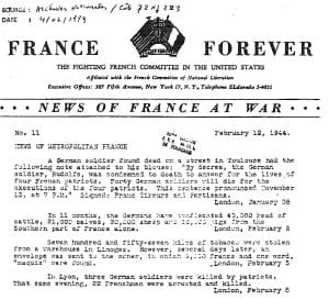 3 - Programme du Conseil National de la Résistance et combats sur le terrain 9 s13.pa3 .009 france for ever MRJ MOI