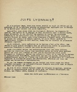 3 - Programme du Conseil National de la Résistance et combats sur le terrain 12 s13.pa3 .012 tract ujre lyon 1 MRJ MOI
