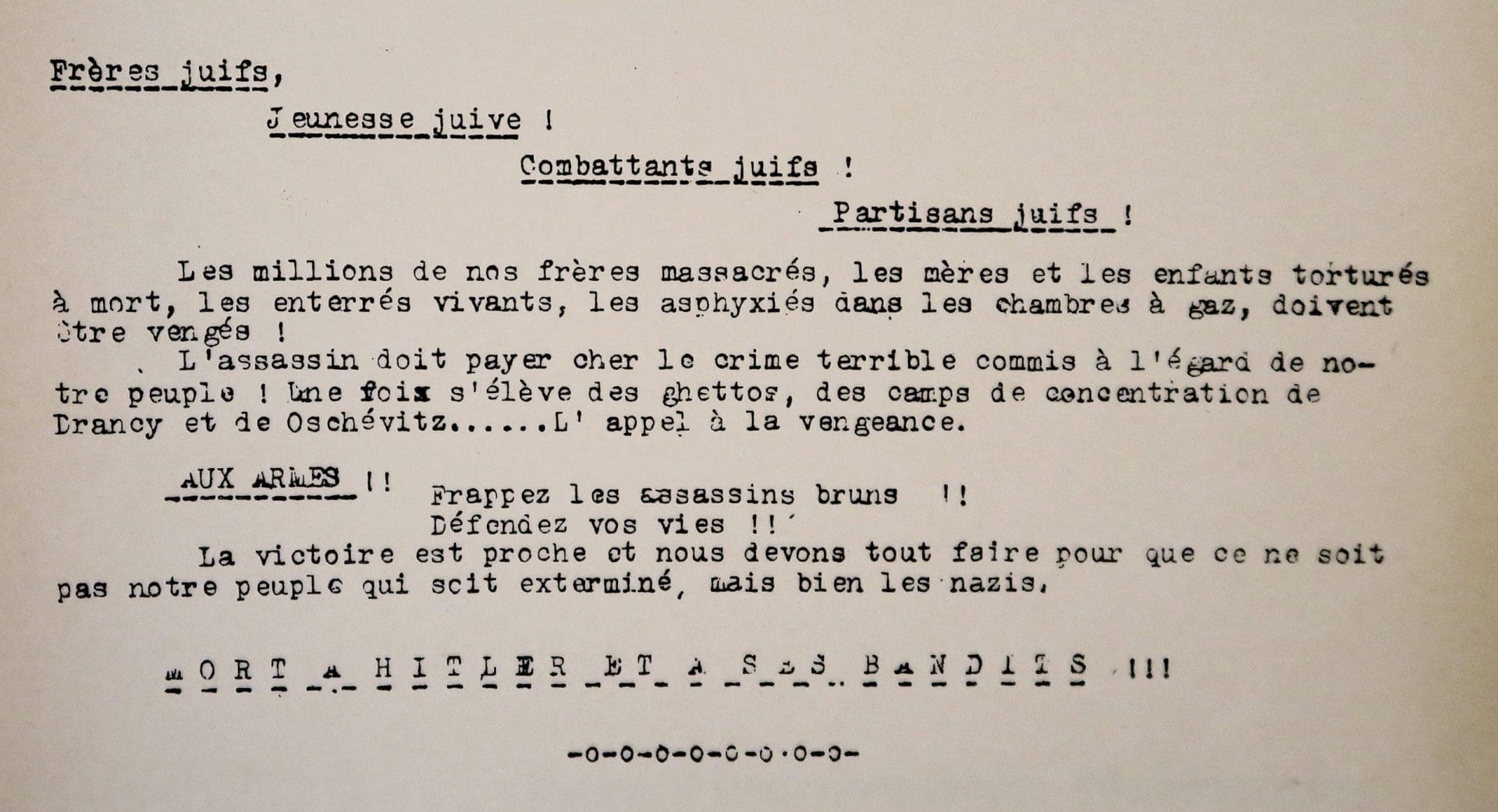 3 - Programme du Conseil National de la Résistance et combats sur le terrain 38 s13.pa3 .017 tract freres juifs avr44 scaled MRJ MOI