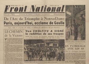 4 - Insurrections populaires. Engagement des jeunes Juifs 16 s14.pa4 .012 journal front national MRJ MOI