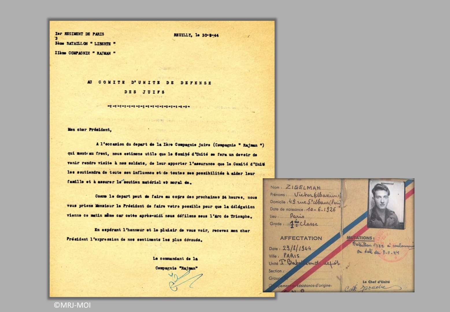 4 - Insurrections populaires. Engagement des jeunes Juifs 55 s14.pa4 .022 comp.rajman zigelman mg MRJ MOI