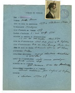 1 - Engagement des Juifs immigrés dans la guerre 15 s3.pa1 .006 hana c. engage volontaire MRJ MOI