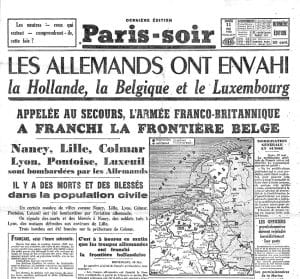 1 - Engagement des Juifs immigrés dans la guerre 19 s3.pa1 .009 paris soirextr invasions 11mai 1940 MRJ MOI