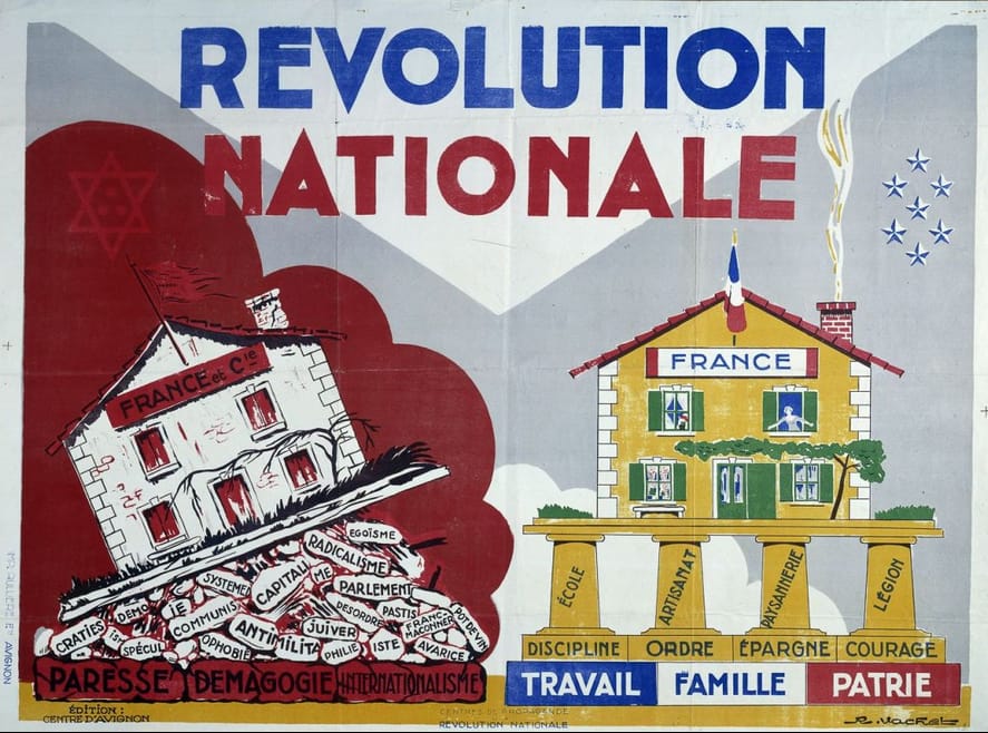 2 - De la collaboration à l’antisémitisme d'État 45 s3.pa2 .013 trilogie revolution nationale MRJ MOI
