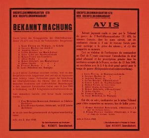2 - Résistance armée, Résistance civile 3 s5.pa2 .003 avis allemand grevistes MRJ MOI