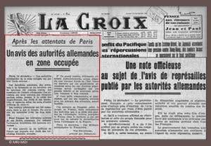 2 - Nouveau palier dans la politique de terreur 35 s7.pa2 .021 la croix 16dec 1941.mg min MRJ MOI