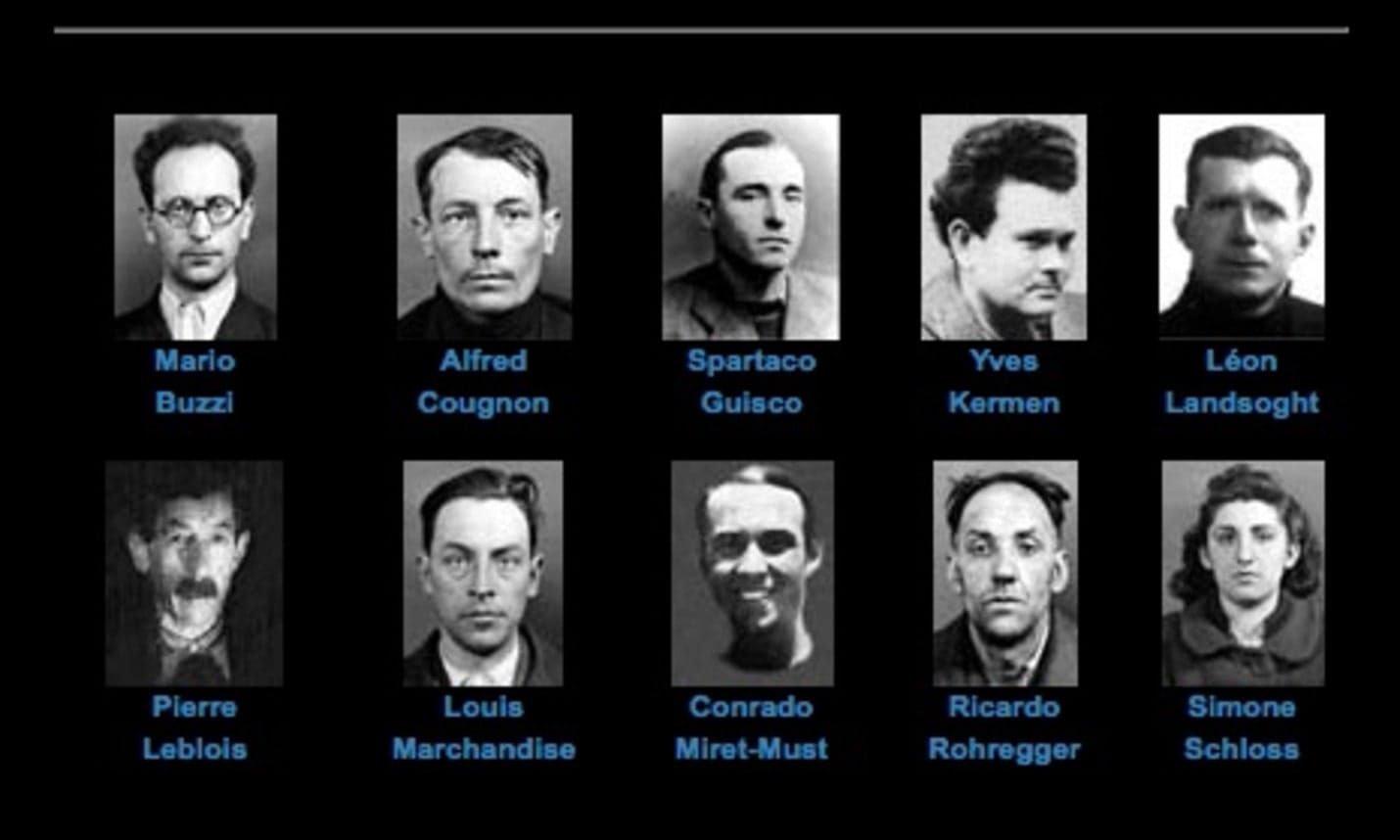 2 - Création des Francs-Tireurs et Partisans M.O.I. 37 s8.pa2 .009 organisation spe proces maison chimie avril42 min MRJ MOI