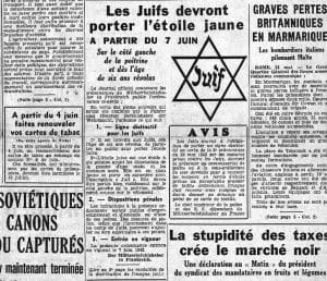 3 - L'appel de « Solidarité » – la Rafle du Vel’d’Hiv 2 s8.pa3 .002 etoile le matin 1juin 1942 min MRJ MOI