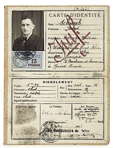 3 - L'appel de « Solidarité » – la Rafle du Vel’d’Hiv 48 s8.pa3 .011 carte juif wa 1942 min MRJ MOI