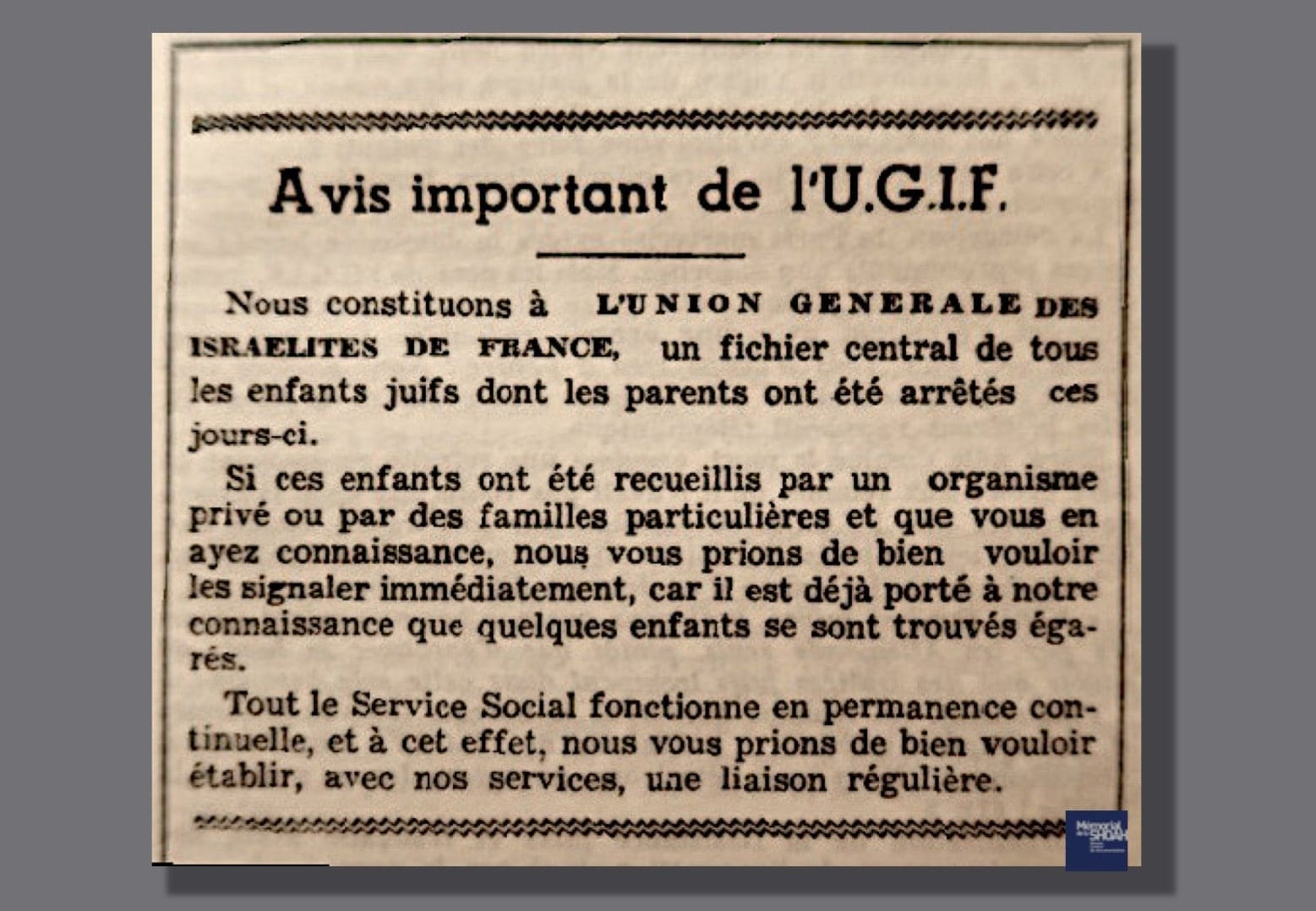 2 - D'autres actions de sauvetage 53 s9.pa2 .012 ugif bulletin sept1942 mg MRJ MOI